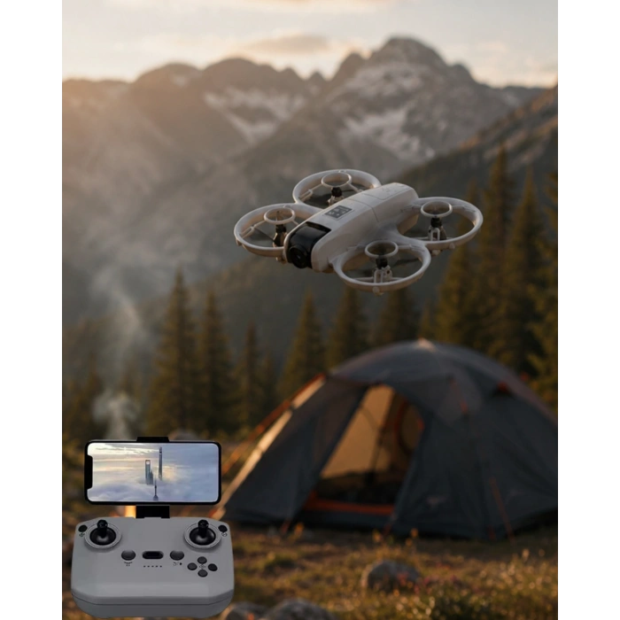 Kameralı Drone Headless Mod Ve Engel Algılama Özellikli