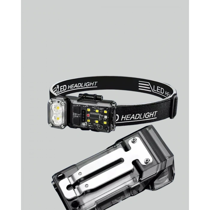 Kamp Ve Outdoor İçin Led Far 10 Saat Pil Sensörlü Manyetik