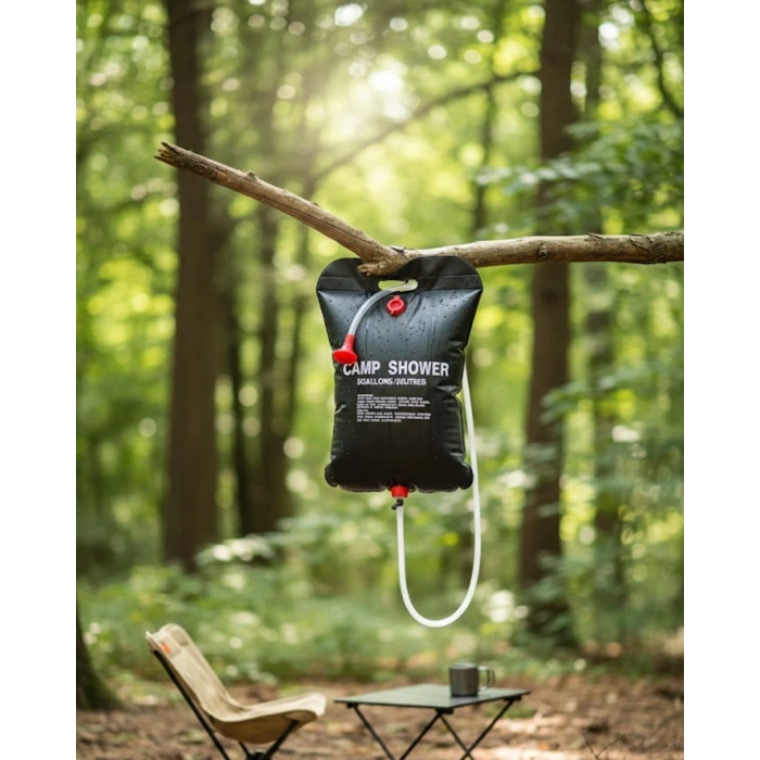 Kamp Ve Plaj İçin Solar Duş 20 Litre Su Kapasiteli Portatif Duş Çantası