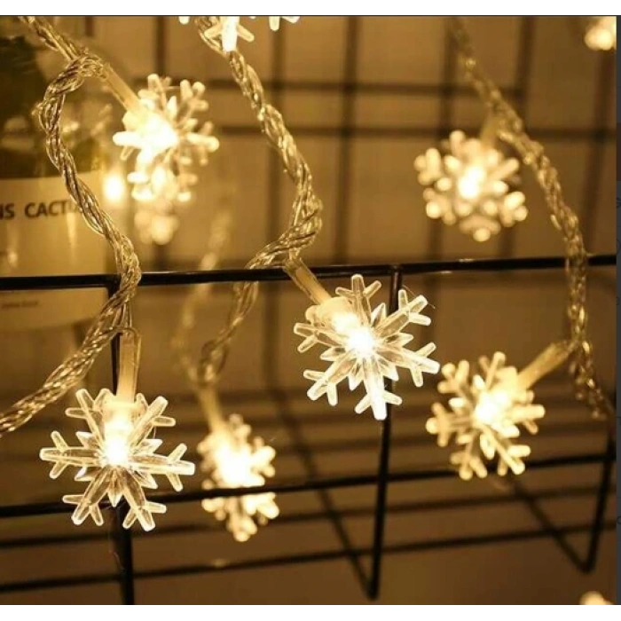 Kar Tanesi 5m 28 Led Gün Işığı Kar Tanesi:4cm Mz-16-18