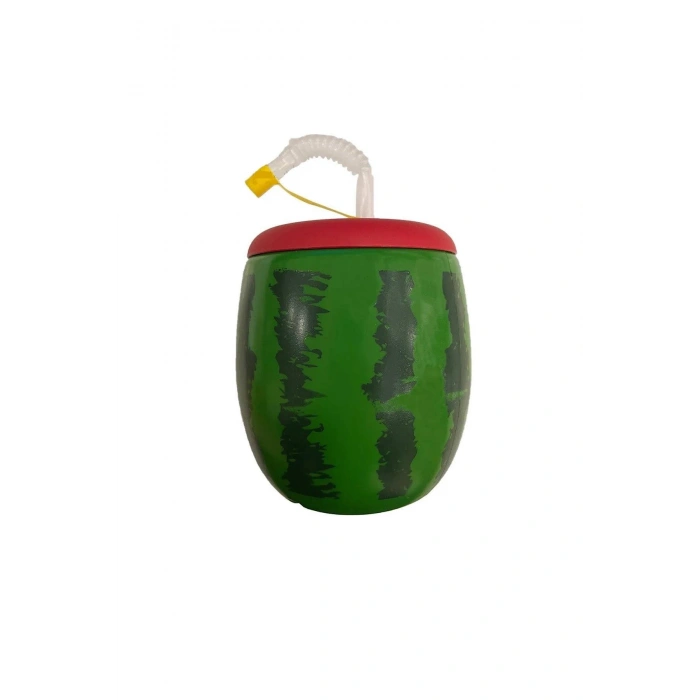 Karpuz Tasarımlı Pipetli Suluk 900 ML (599)