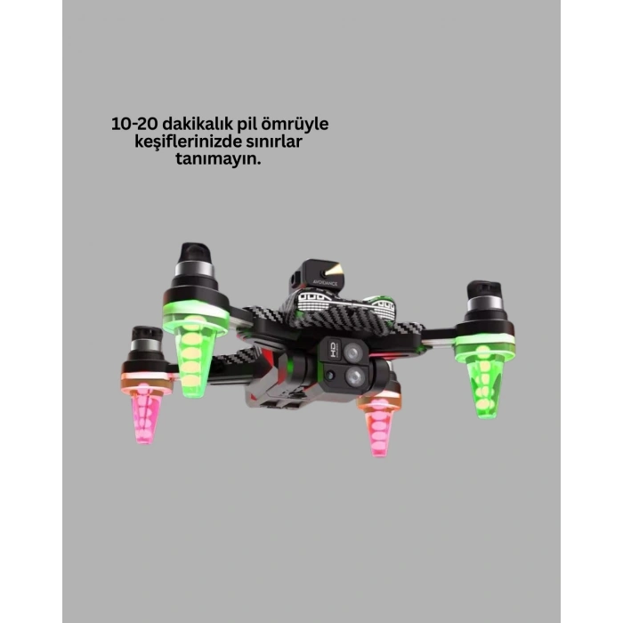 Katlanabilir Drone 1080p Kamera 0-100m Uçuş Mesafeli