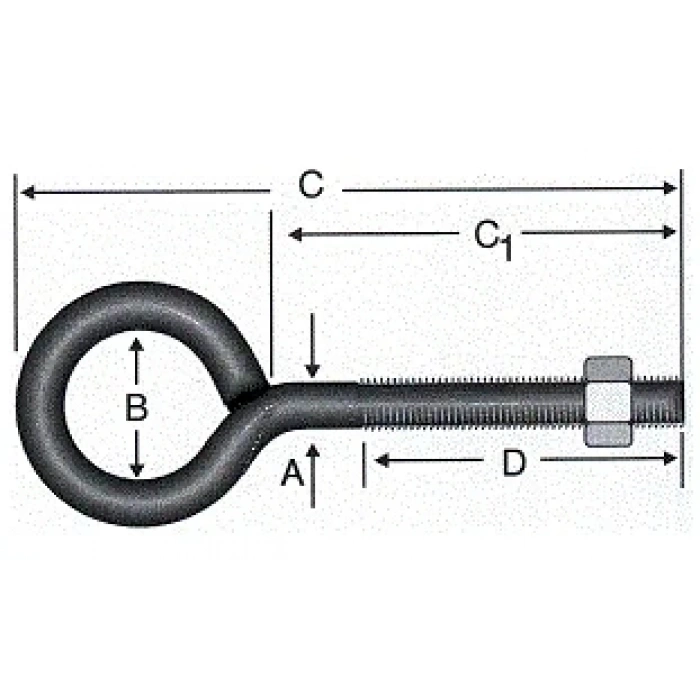 Kaynaklı Civata M8x160 - 50 Adet
