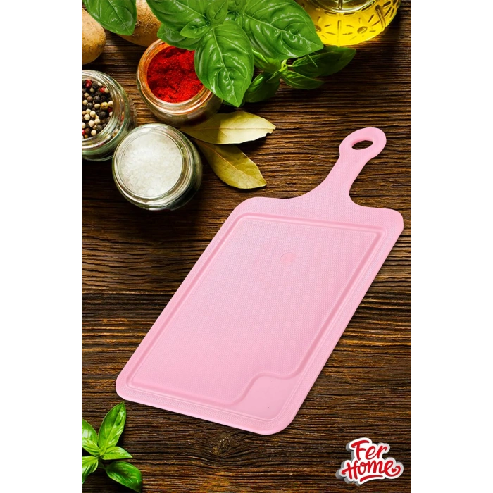 Kesme Tahtası Kaydırmaz Plastik Kesme Sunum Tahtası Pratik Kesim Panosu 165X315 Mmfr105 (599)