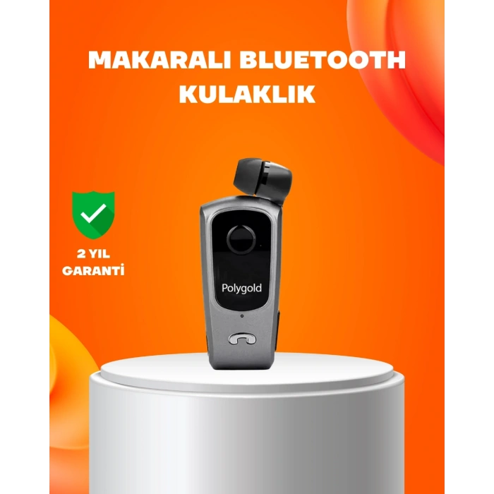 Klipsli Tasarımlı Bluetooth Kulaklık Uzun Pil Ömrü