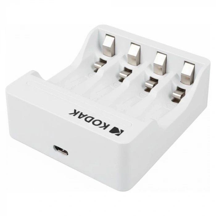 Kodak Kd-29490 4’lü Aa/aaa Ni-mh Type-c Otomatik Hızlı Pil Şarj Cihazı