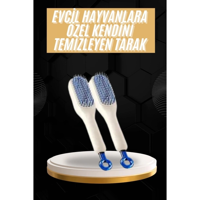 Kolay Temizlenen Fırçası Evcil Hayvanlara Özel Tüy Temizleme