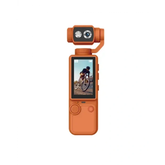 Kompakt 4k Gimbal Kamera 180 Derece Döner Başlık Stabil Video Ve Vlog Uyumlu