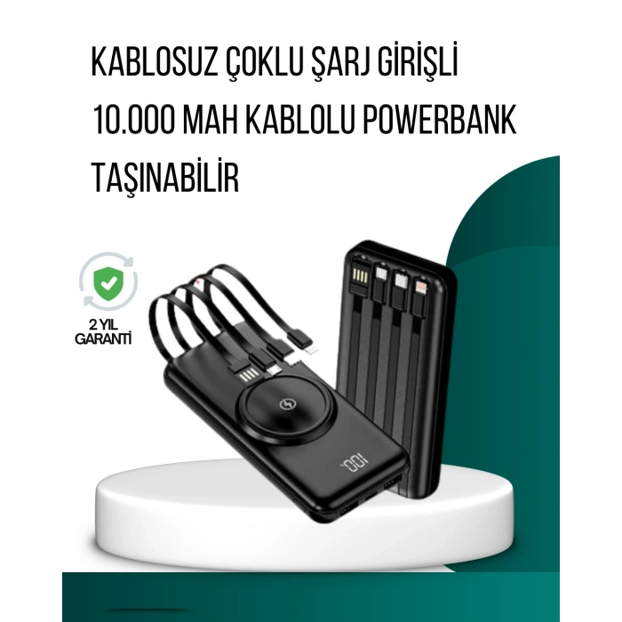 Kompakt Tasarım, Güçlü Performans – 10000mah Kablosuz Powerbank