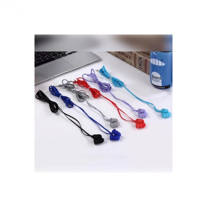 Kr-207 Mıknatıslı Kablolu Kulaklık - Mor