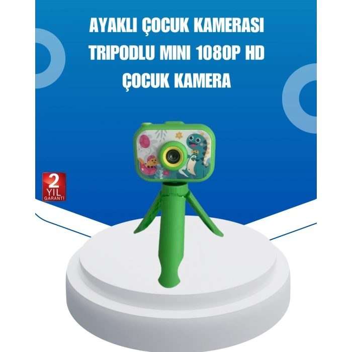 Kreatif Vlog Kamerası – 3-12 Yaş İçin Güvenli Ve Renkli Tasarım