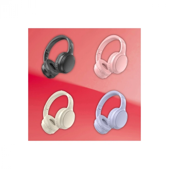 Krh4 Aktif Gürültü Engelleyici Özellikli Kafaüstü Kablosuz Bluetooth Kulaklık - Siyah