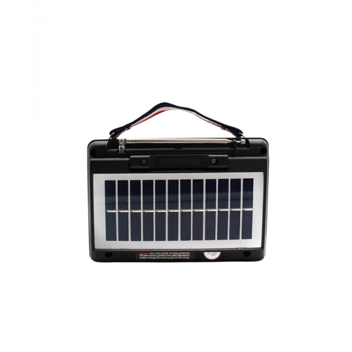 Ktf-1428 Solar Panel Destekli Şarjlı Bluetooth Hoparlör – Fm/am/sw Radyo, Aux Ve Tf Kart Girişli