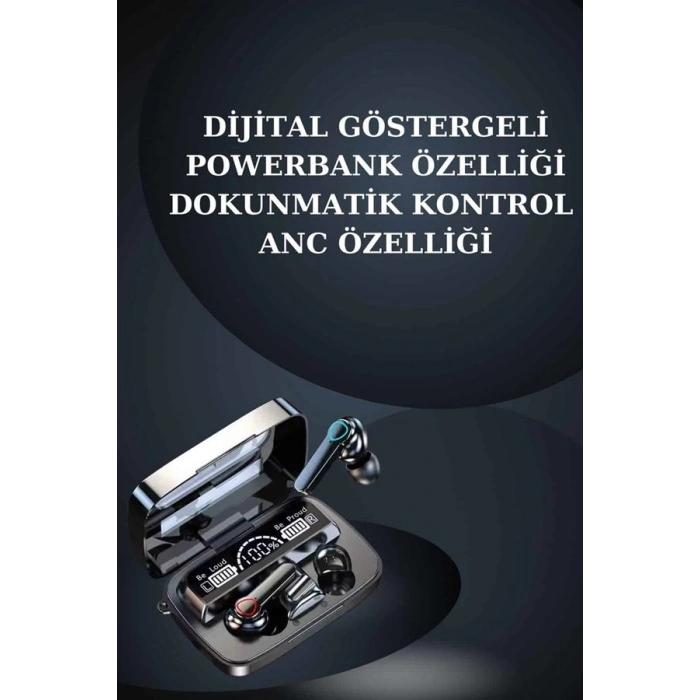 Kulak İçi Kablosuz Bluetooth Kulaklık Ve Nfc Ve Gps Özellikli Akıllı Saat Alarm Ve Titreşim