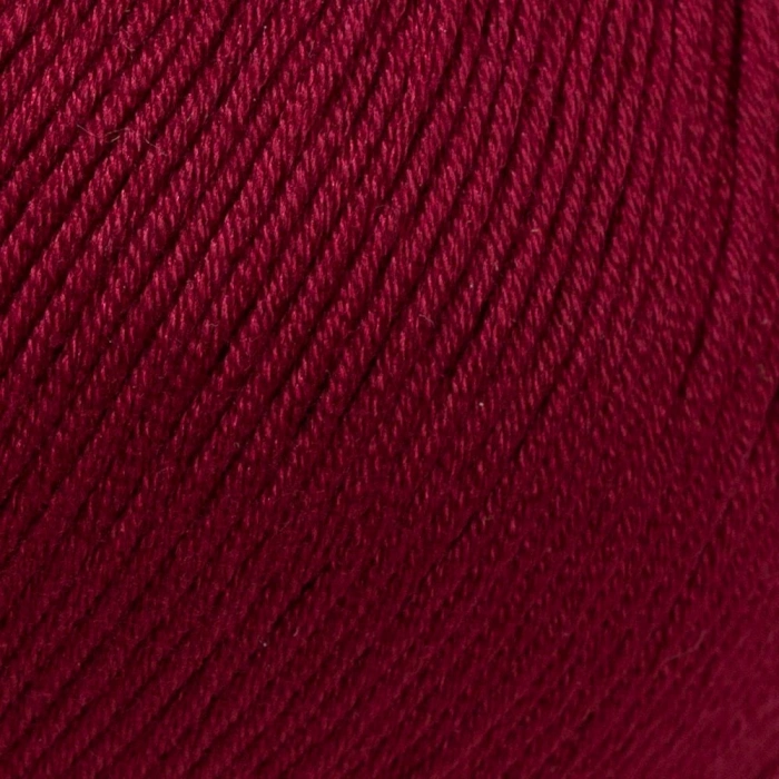La Mia Mercerized Cotton Bordo El Örgü İpi - 23 - 33596