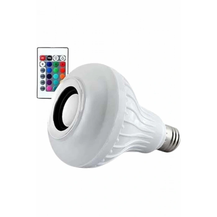 Lamba Hoparlör Ampül Görünümlü Renk Değiştirebilen Android Ve İos Uyumlu