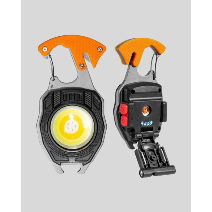 Led Işıklı Acil Durum Düdüklü Anahtarlık Fener