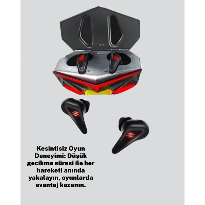 Led Işıklı Kablosuz  Kulaklık Ergonomik Tasarım