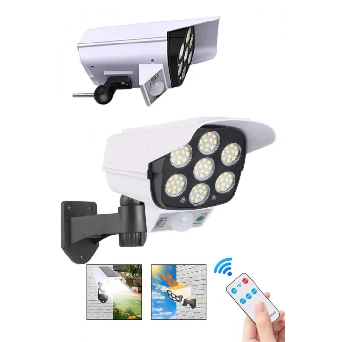 Led Lamba-güneş Paneli Destekli Uzaktan Kumandalı Solar Led Lamba