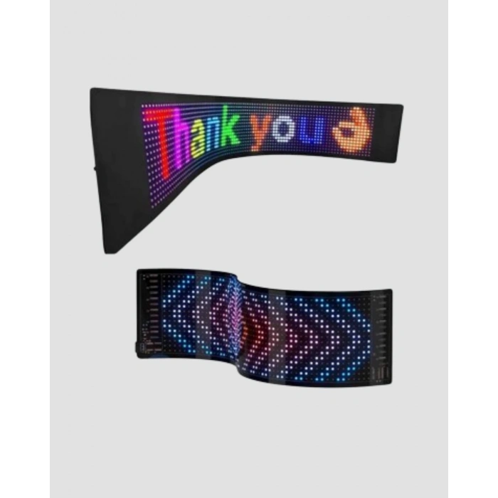 Led Matrix Piksel Panel Işığı Usb Uygulama Kontrollü Kaydırmalı Yazı Ekranı