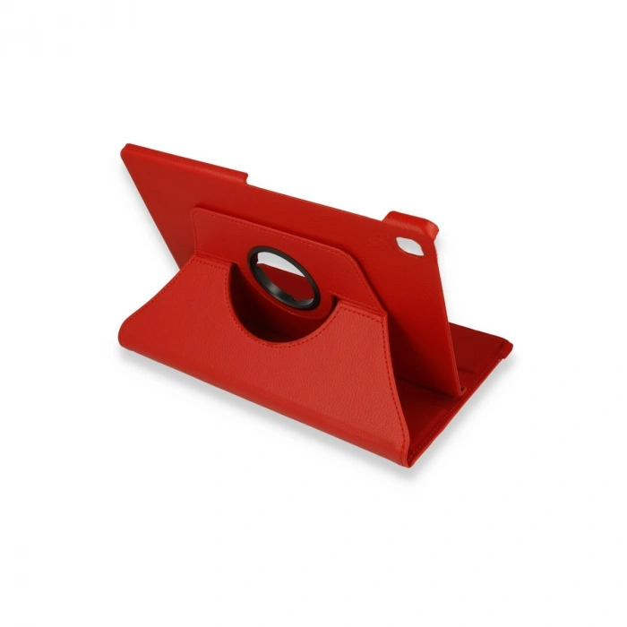 Lenovo M10 Fhd Plus X606f Kılıf 360 Tablet Deri Kılıf - Kırmızı
