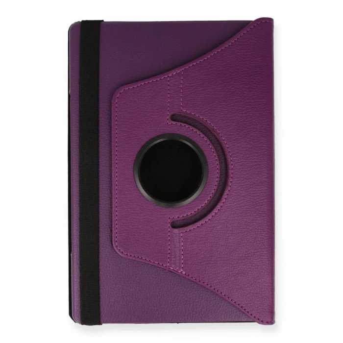 Lenovo M10 Fhd Plus X606f Kılıf 360 Tablet Deri Kılıf - Mürdüm