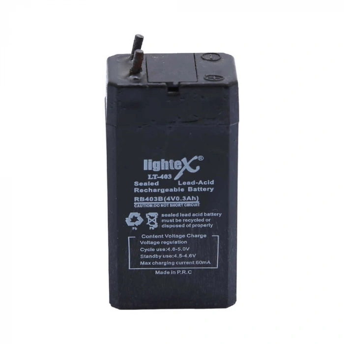 Lightex Lt-403 4v 0.3ah Işıldak Fener Aküsü