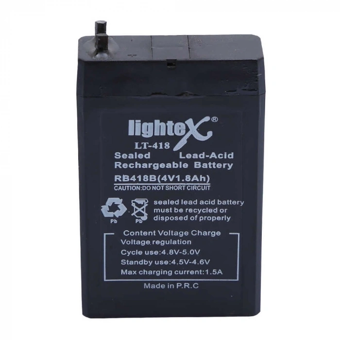 Lightex Lt-418 4v 1.8ah Işıldak Fener Aküsü