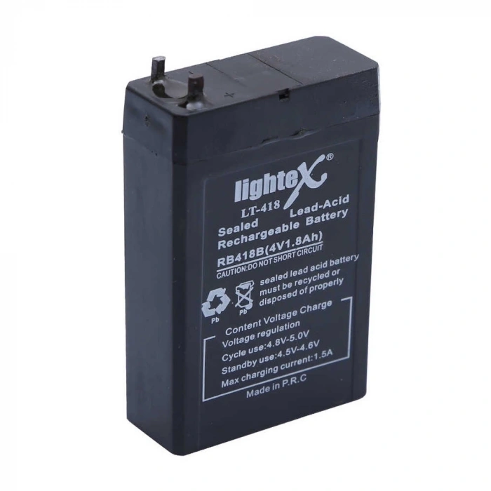 Lightex Lt-418 4v 1.8ah Işıldak Fener Aküsü