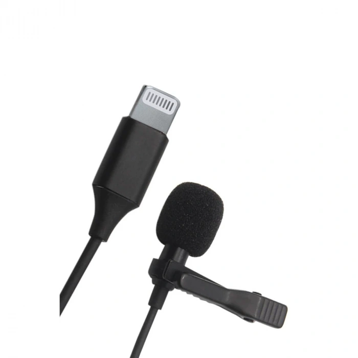 Lightning 2 Metre Double Mikrofon - Siyah