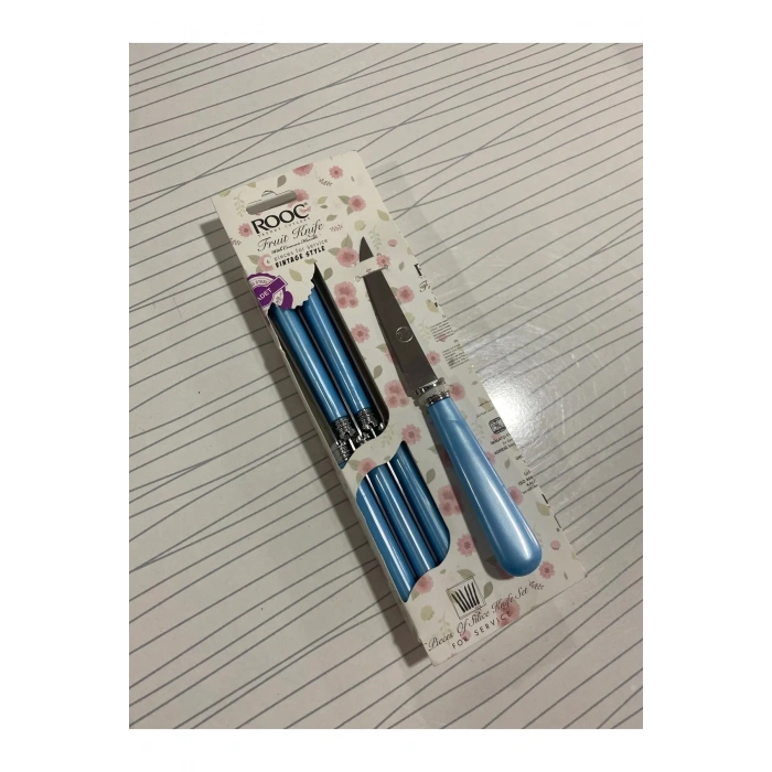 Lüx Meyve, Kahvaltı ve Tatlı Bıçak Seti 6lı (599)