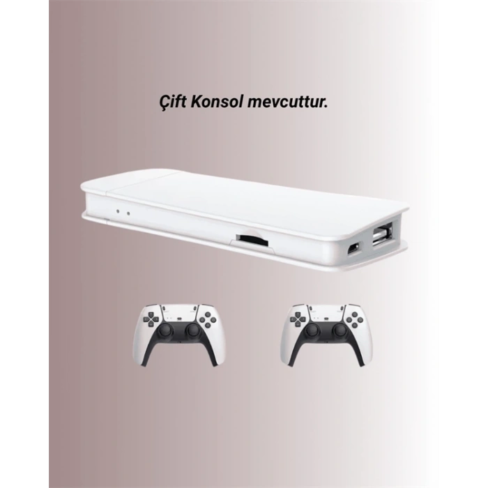 M15 Retro Konsol – 20.000 Oyunlu, Çift Gamepadli, 4k Hdmı