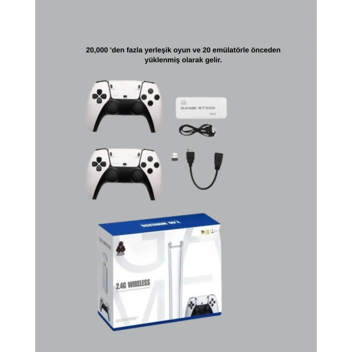 M15 Video Oyun Konsolu 20 Emülatör Destekli 64gb Bellekli