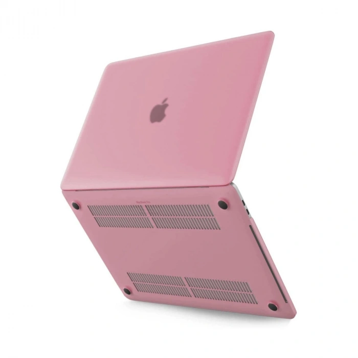 Macbook Pro 13 2020 Macbook Buzlu Kapak - Pembe