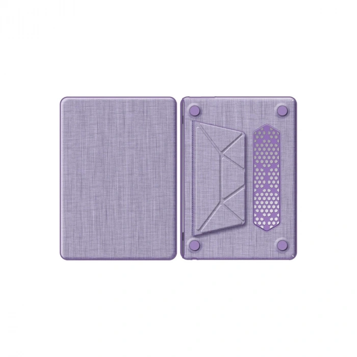 Macbook Pro 14 2021 Macbook Kumaş Kapak - Mor