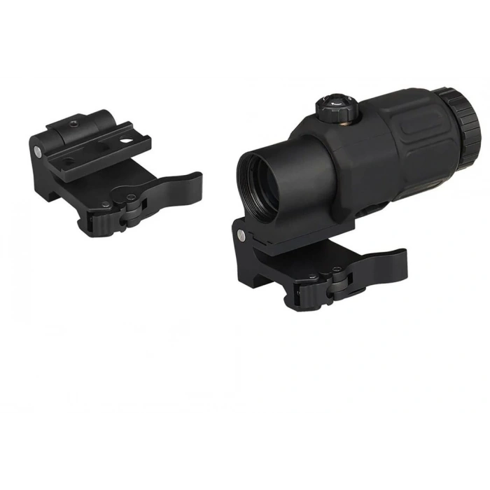 Magnifier 5x Yakınlaştırmalı Dürbün  22mm Ray Uyumlu, Katlanır Yaylı Ayaklı