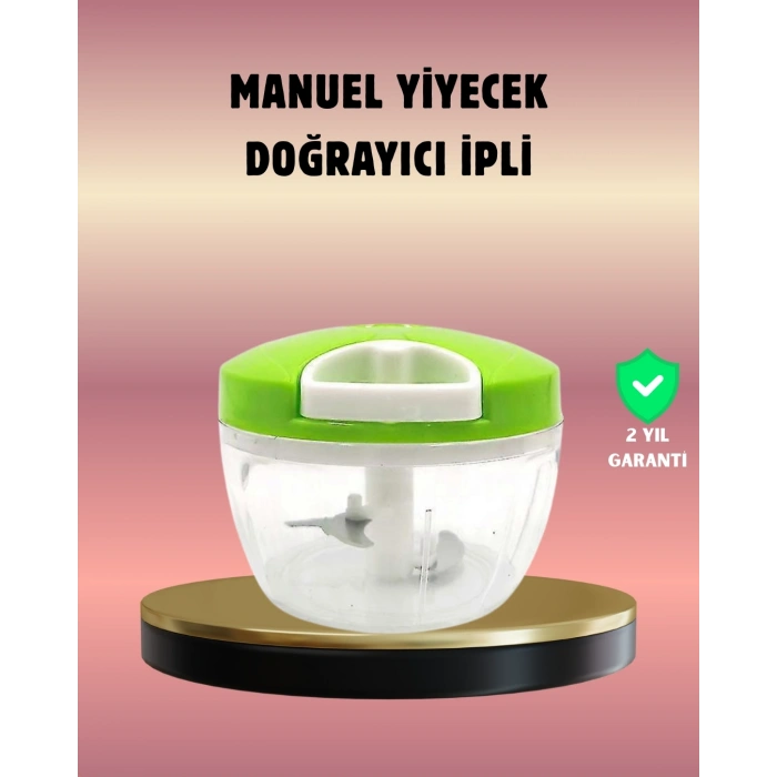 Manuel Mutfak Doğrayıcısı Kolay Temizlenebilir