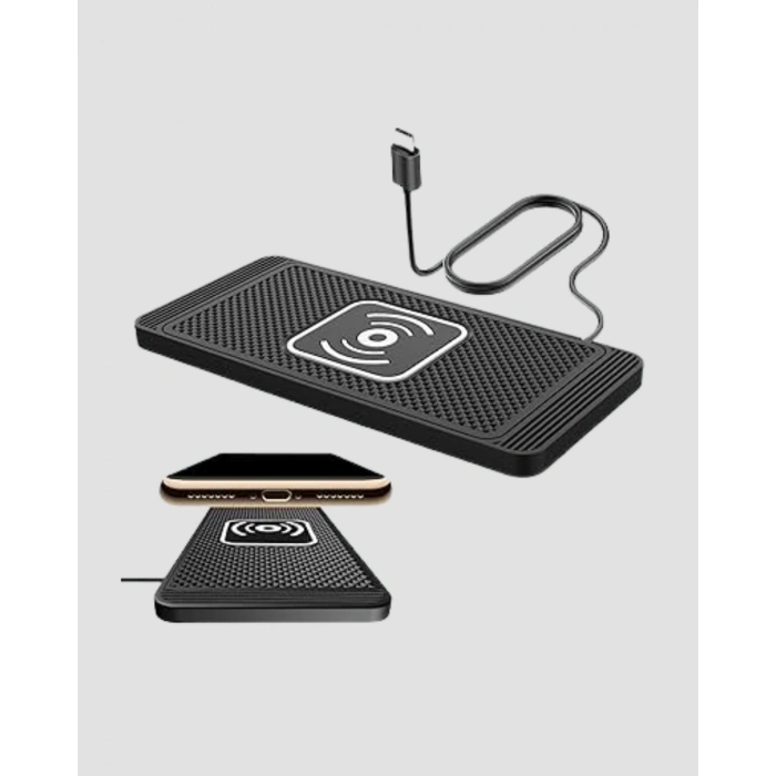 Manyetik Şarj Pedi 7.5w 10w 15w Hızlı Şarj Kaymaz Tabanlı