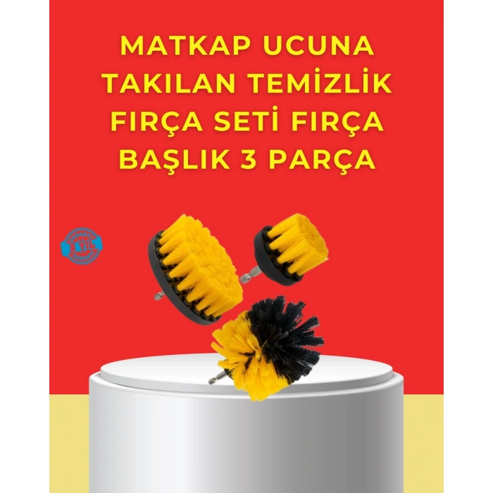 Matkap Ucu Temizlik Atı 3’lü Fırça Seti