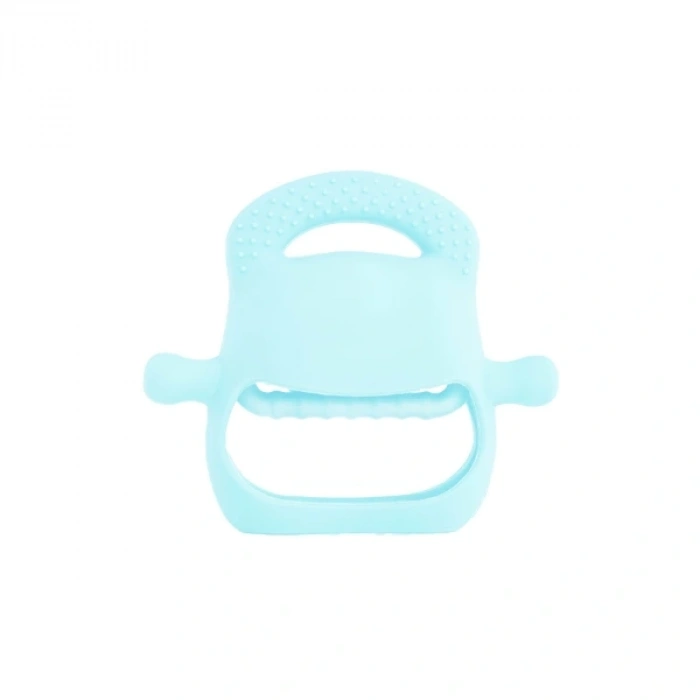 Mavi Bebek Silikon Diş Kaşıyıcı