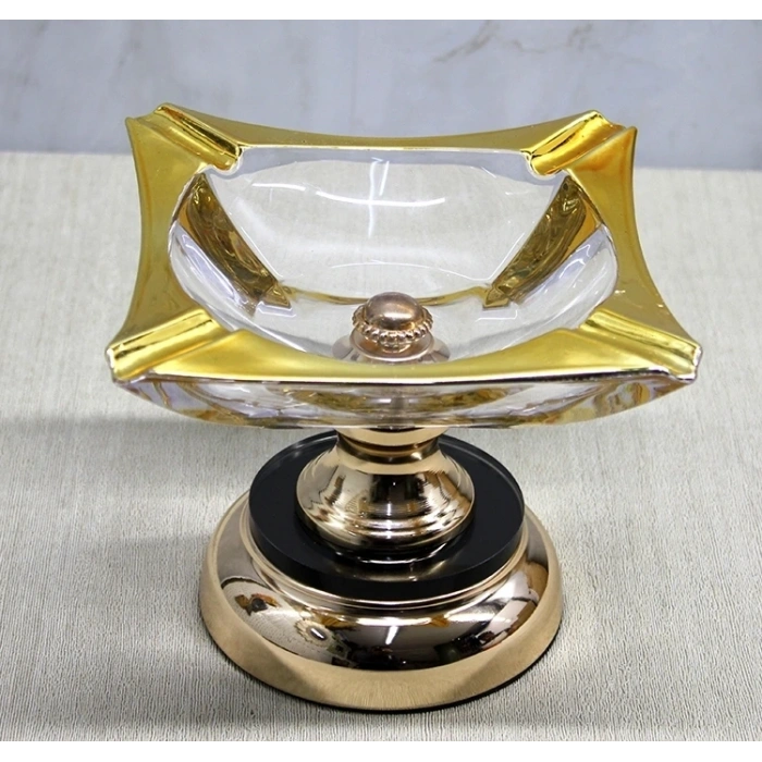 Metal Ayaklı Cam Küllük Alk4881