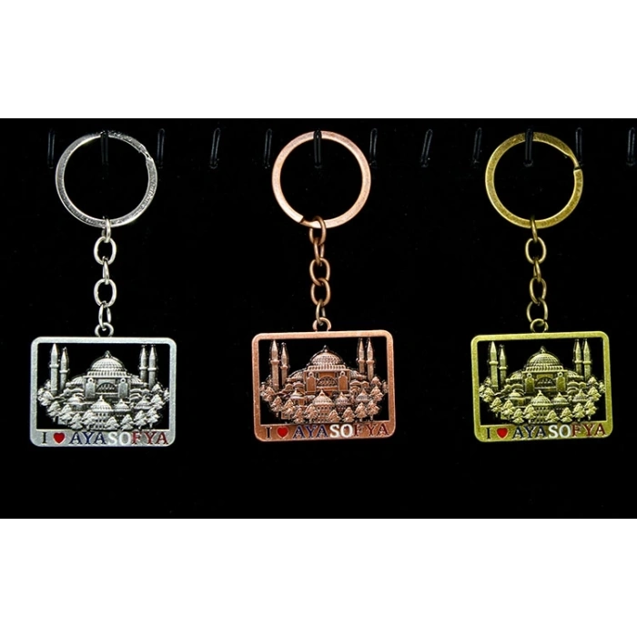 Metal Ayasofya Anahtarlık Alk2200
