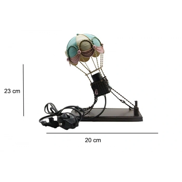 Metal Balon Abajur – Dekoratif Aydınlatma