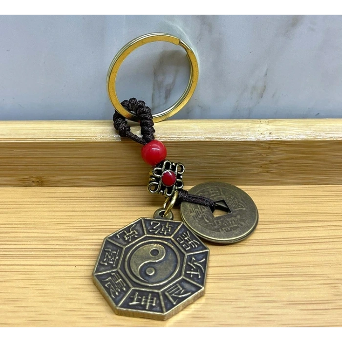 Metal Yin Yang Anahtarlık