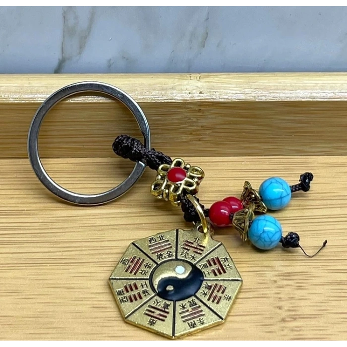 Metal Yin Yang Anahtarlık Alk4454