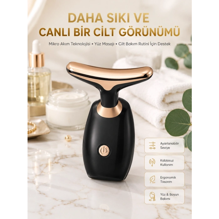 Mikro Akım Teknolojili, Taşınabilir Cilt Bakım Cihazı