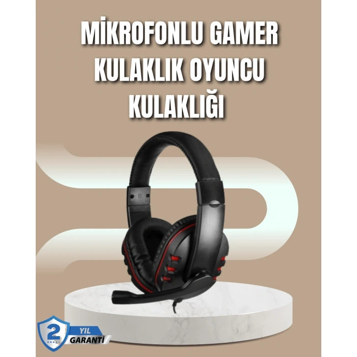 Mikrofonlu Oyun Kulaklığı – Mavi Işıklı, Uzun Süre Konforlu Kullanım