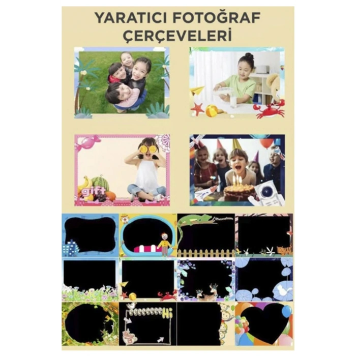 Mini 1080p Hd Çocuk Kamera Dijital Fotoğraf Makinesi 2.0 Inç Ekran 5 Adet Oyun Pembe