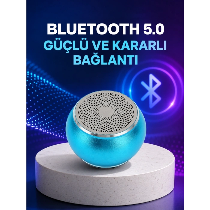 Mini Bluetooth Speaker | Uzun Pil Ömrü, Şık Ve Hafif Tasarım Yeni Nesil