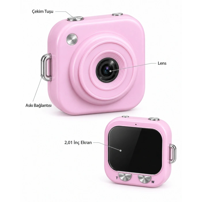 Mini Dijital Fotoğraf Makinesi